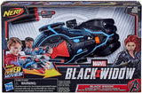 Hasbro - Nerf Power Moves Marvel Black Widow Stinger Strike Dart-Launching