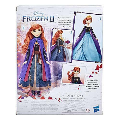 Disney's Frozen 2 Anna's Queen Transformation Fashion Doll with 2 Outfits and 2