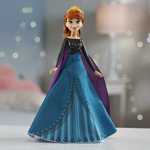 Disney's Frozen 2 Anna's Queen Transformation Fashion Doll with 2 Outfits and 2