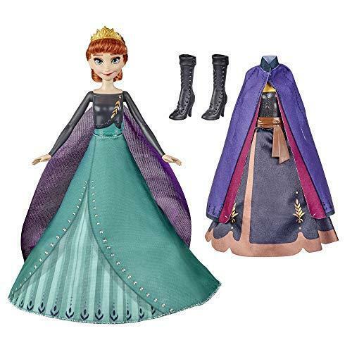 Disney's Frozen 2 Anna's Queen Transformation Fashion Doll with 2 Outfits and 2
