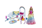 Mattel Dreamtopia Unicorn Pet Playset With Barbie Princess Doll
