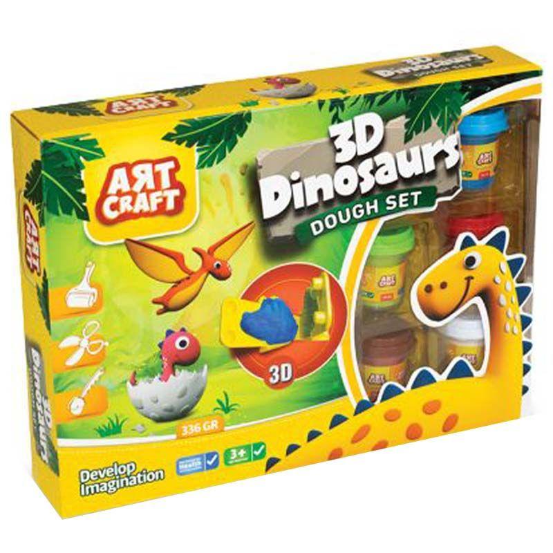 Art Craft 3D Dinasours Dough Set-03361